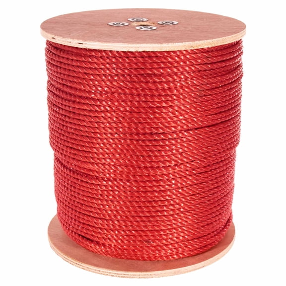 GOLBERG 3 Strand Twisted Polypropylene Rope with Many Size, Color, and Length Options - to Moisture, s, Oil, and - Use in the Water / Marine / Nautical or on Land