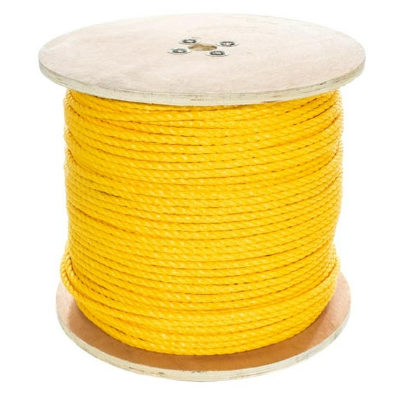 GOLBERG 5/16 in x 50 ft Yellow Polypropylene Twisted Rope