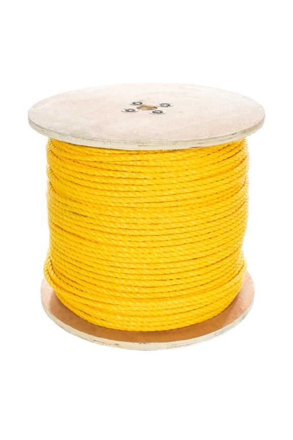 5/16 in x 50 ft Yellow Polypropylene Twisted Rope