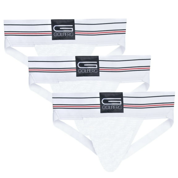 GOLBERG Athletic Supporter - Naturally Contoured Waistband - 3 Packs of Multiple Colors