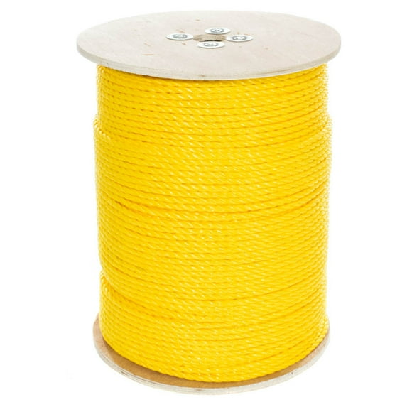 GOLBERG Twisted Polypropylene Rope 1/4", 5/16", 3/8", 1/2", 5/8", 3/4" Several Colors