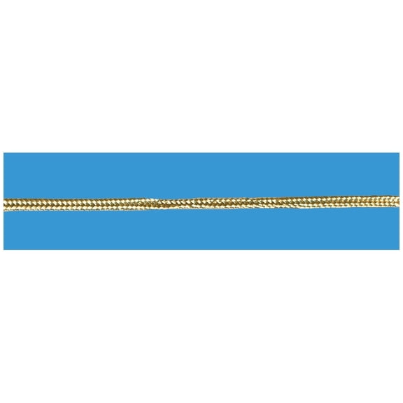 GOLD 1/8 INCH MYLAR FLAT BRAID - 144 Yards
