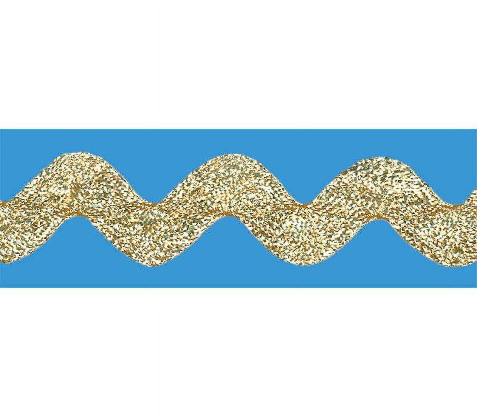 GOLD 7/8 INCH METALLIC RIC RAC - Walmart.com