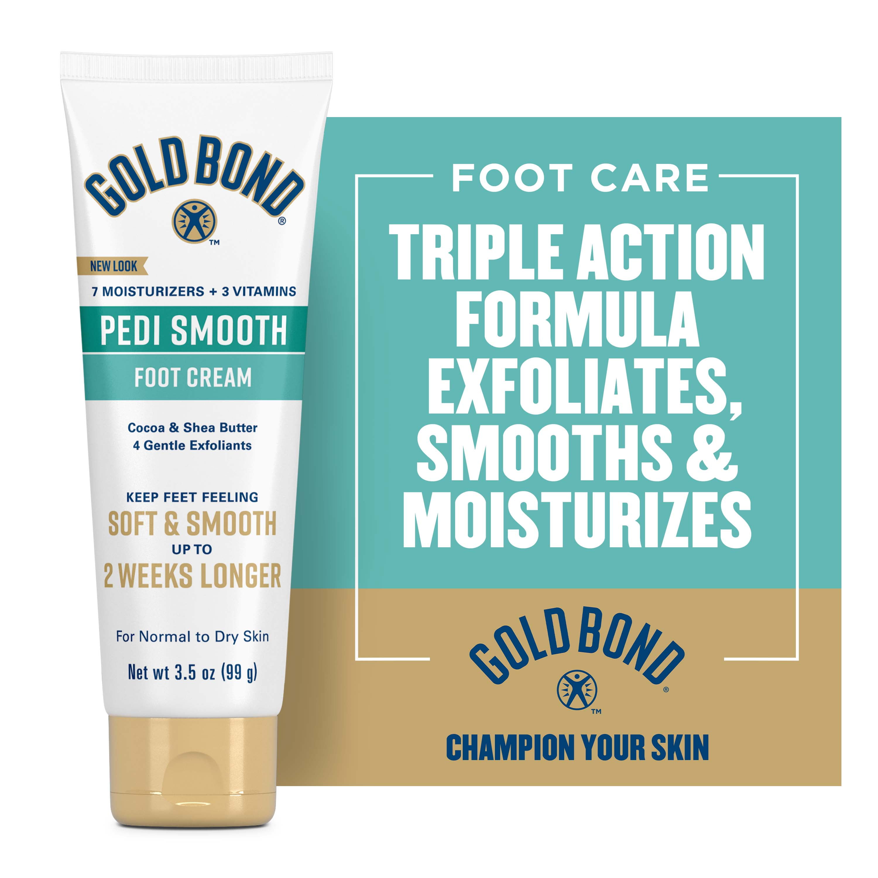 GOLD BOND Ultimate Pedi Smooth Foot Cream, 3.5oz