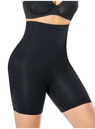 602 - Women's High-Waisted Mid-Thigh Shapewear Shorts with Tummy