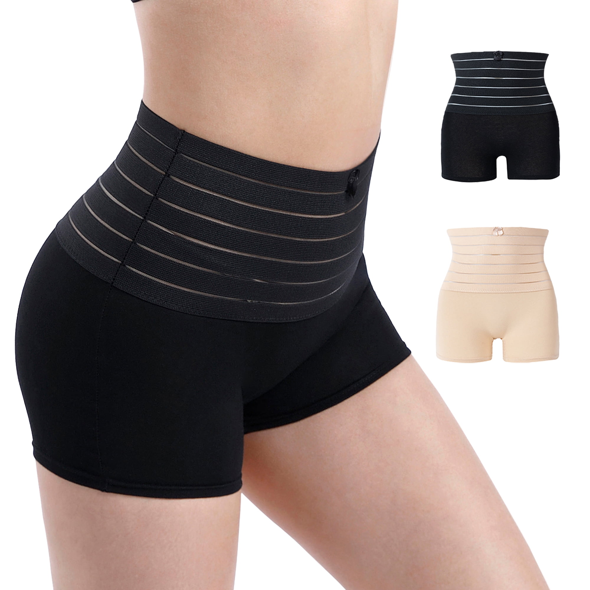 GOLD CARP Shapewear Women Middle Waist Trainer Tummy Control Body Shaper Boyshorts Underwear