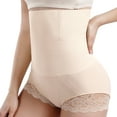 thumbnail image 1 of GOLD CARP Shapewear Women Tummy Control Body Shaper Panties High Waist Seamless Underpant Butt Lifter Underwear Lace Shaping Brief Smooth Sculpting Knickers Beige Lace 3XL(US 12-16), 1 of 6