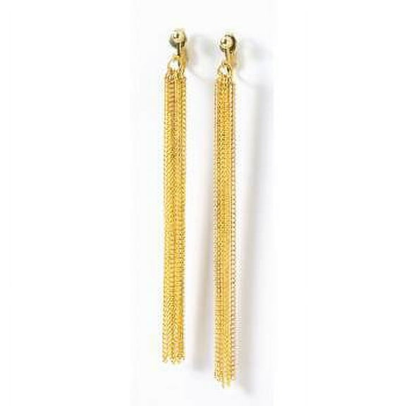 GOLD CHAIN DISCO EARRINGS