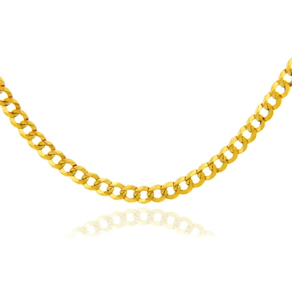 GOLD CHAINS: CUBAN GOLD CHAIN 2.65MM : 10K 18"