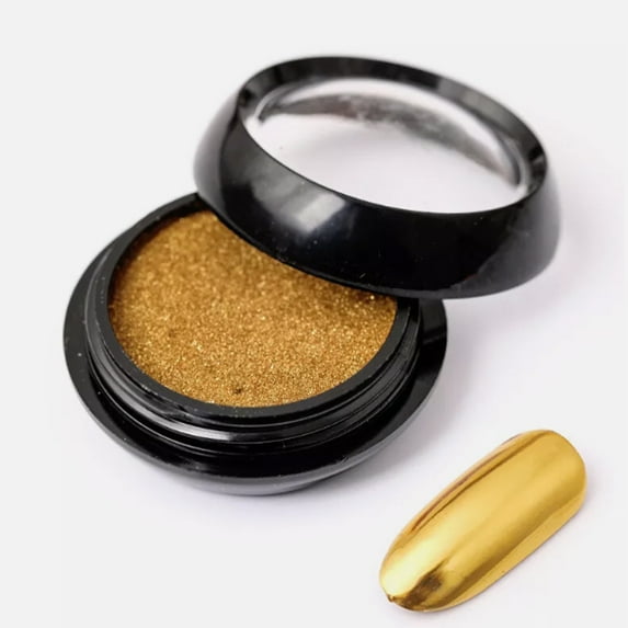 GOLD CHROME NAIL MIRROR POWDER EFFECT Pigment NAILS New Trend Magic Dust