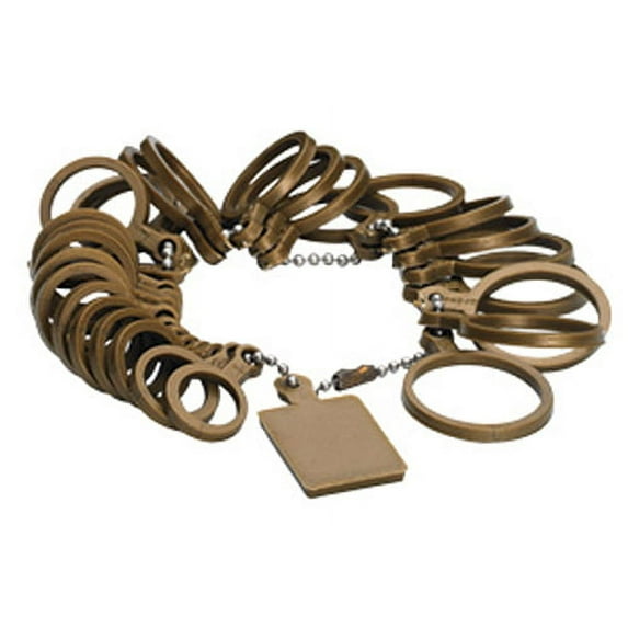 GOLD COLOR PLASTIC FINGER GAUGE 1-13