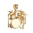 thumbnail image 1 of GOLD DRUM SET PENDANT NECKLACE, 1 of 1