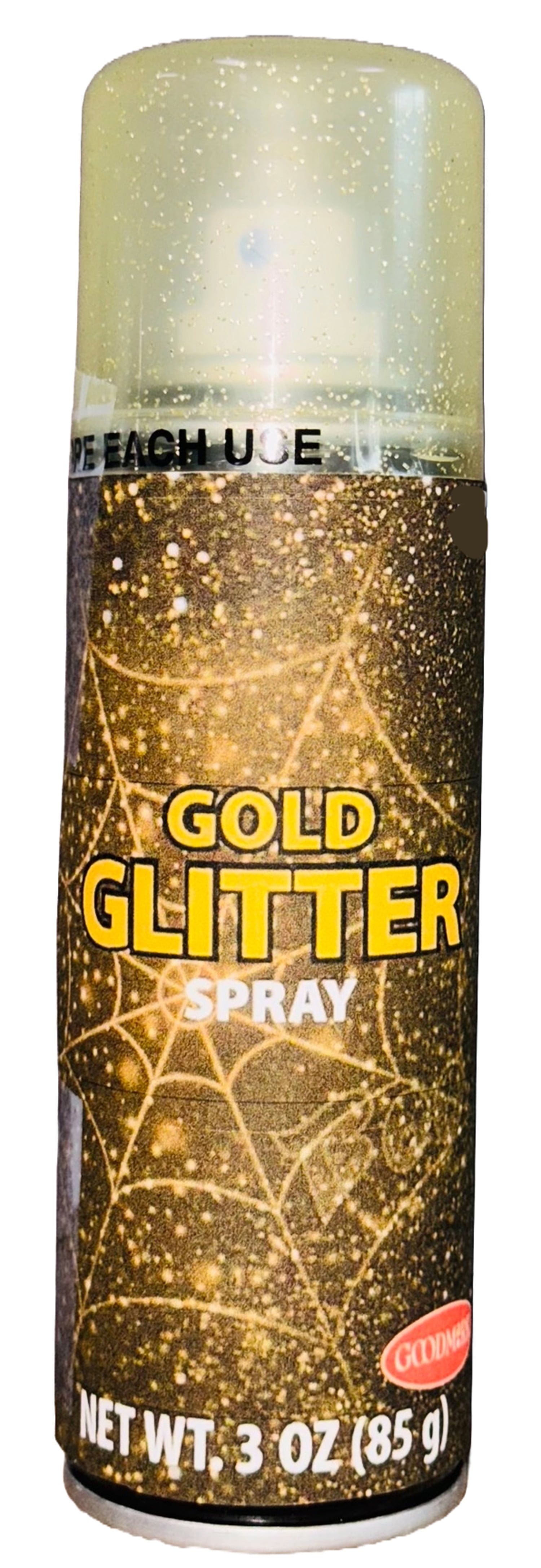 Glitter Hair Spray, Gold, Halloween Accessory, 3oz, by Goodmark
