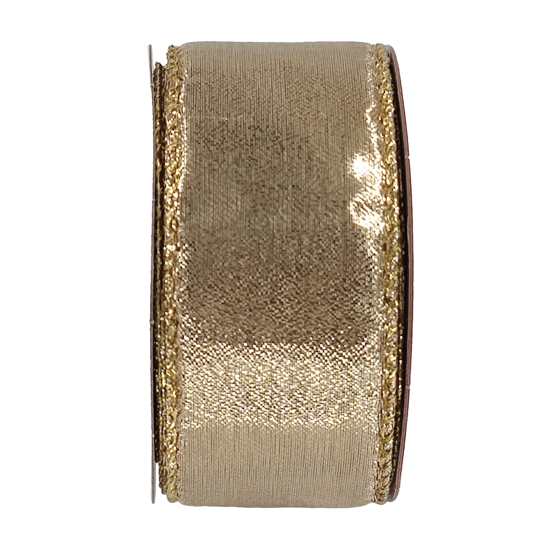 Gold Lame Wired Christmas Ribbon, 1.5" x 15', by Holiday Time