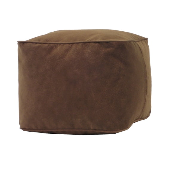 GOLD MEDAL® Ottoman, Microsuede, Medium 18", Cocoa