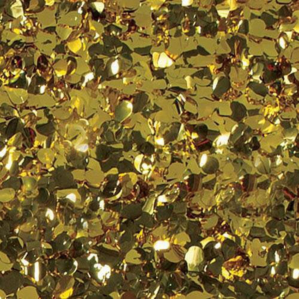 GOLD METALLIC FLORAL SHEETING