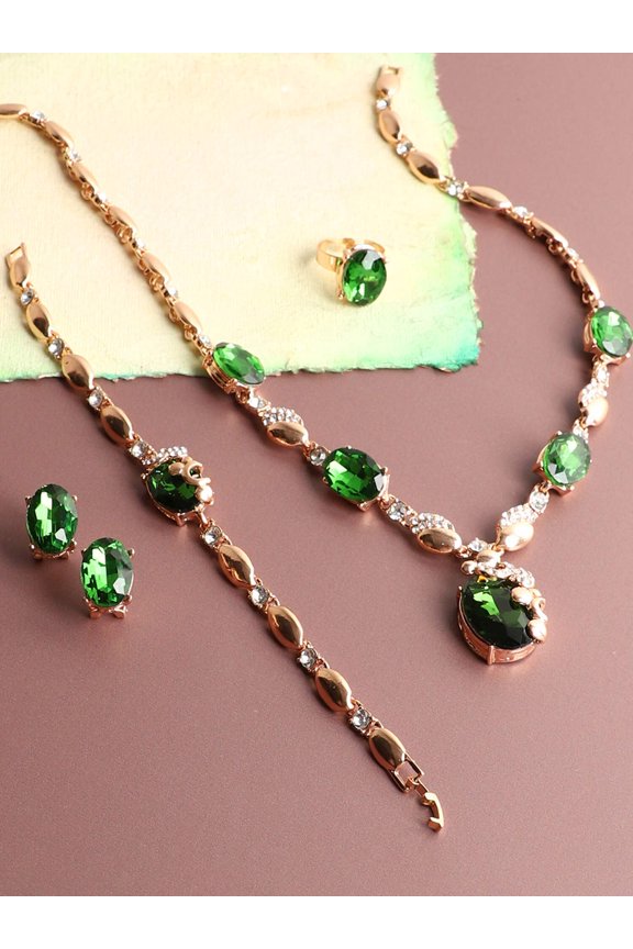 GOLD PLATED DESIGNER JEWELLERY SET