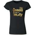 thumbnail image 1 of GOLD Queens Are Born In May Months Tshirt Birthday Gift Outfit Tee Shirt Size XX-Large, 1 of 2
