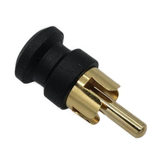 GOLD RCA Shorting Caps - 20 pcs for Noise Reduction and Signal Protection