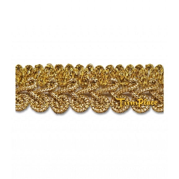 GOLD STARGLOW 7/8 INCH METALLIC TRIM