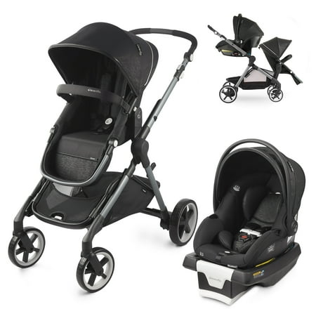 GOLD SensorSafe Pivot Xpand Smart Modular Travel System (Onyx Black)