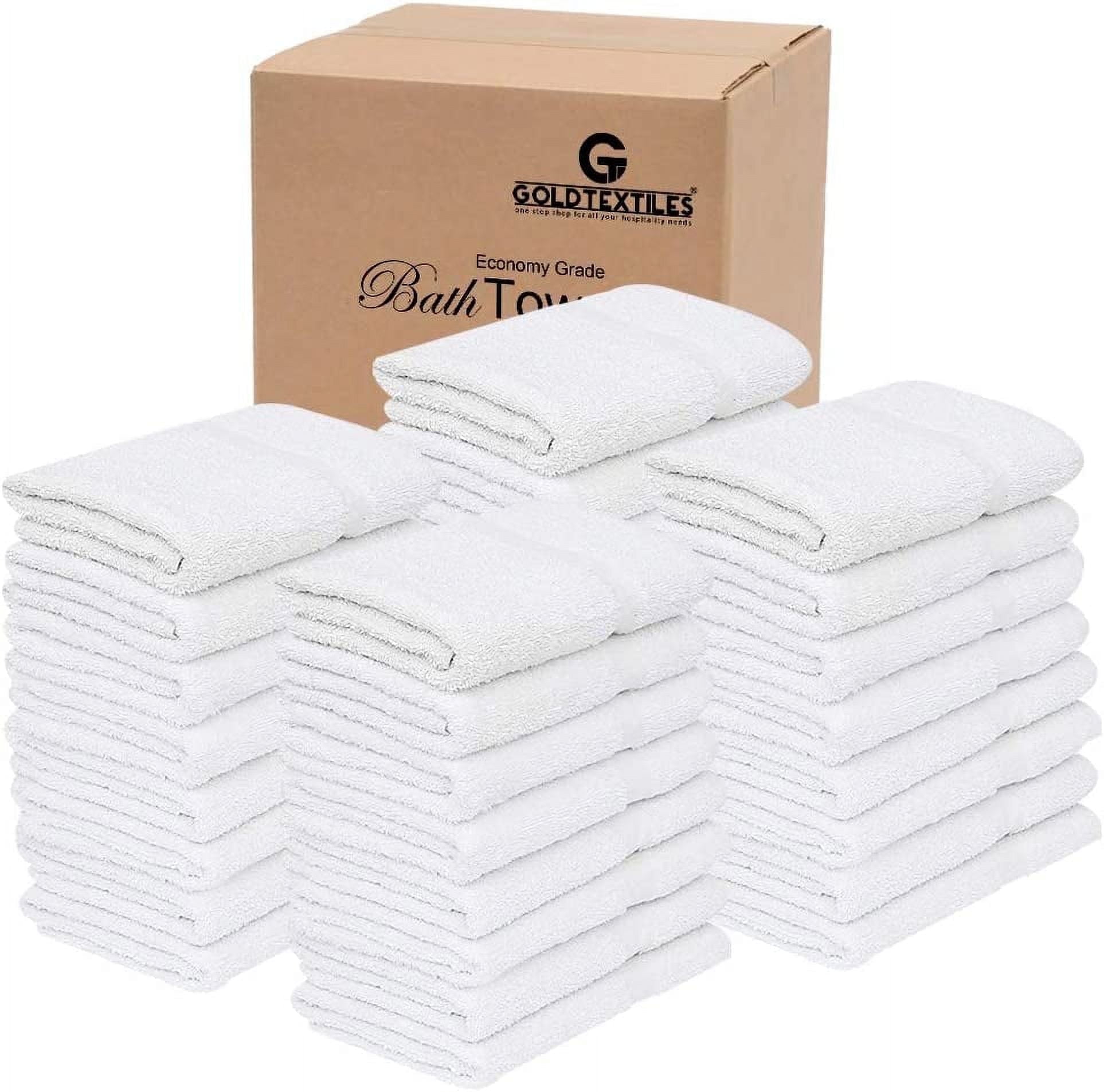 White Bath Towels Bulk