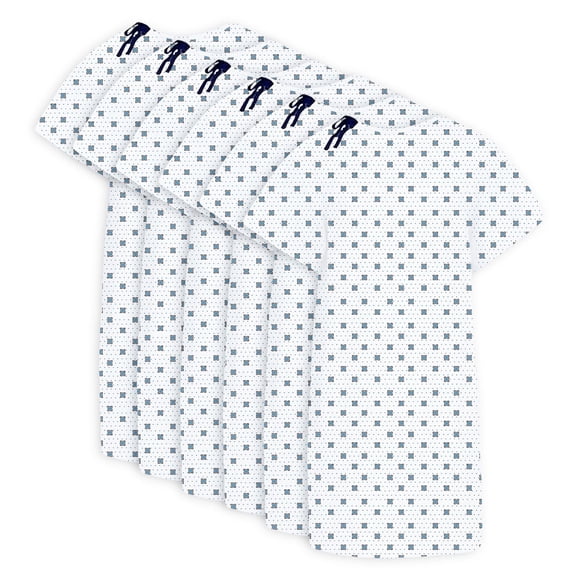 GOLD TEXTILES Patient Hospital Gowns Pack of - Poly Cotton Unisex Hospital Patient 24 Costumes for Medical Exams, Fits up to 2XL, 45” Long & 61” Wide,