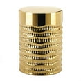 thumbnail image 1 of Gold Textured Stool, 1 of 2