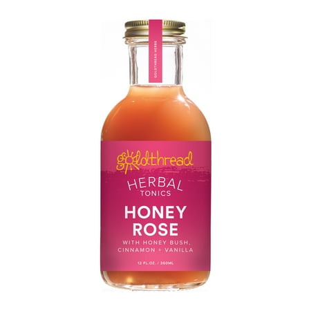 GOLD THREAD HONEY ROSE HERBAL TONIC, 12 OZ
