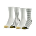 thumbnail image 1 of GOLD TOE Ladies Designer Collection 4-Pk Socks Size 6-9, Sunset Stripe Midi, 1 of 1