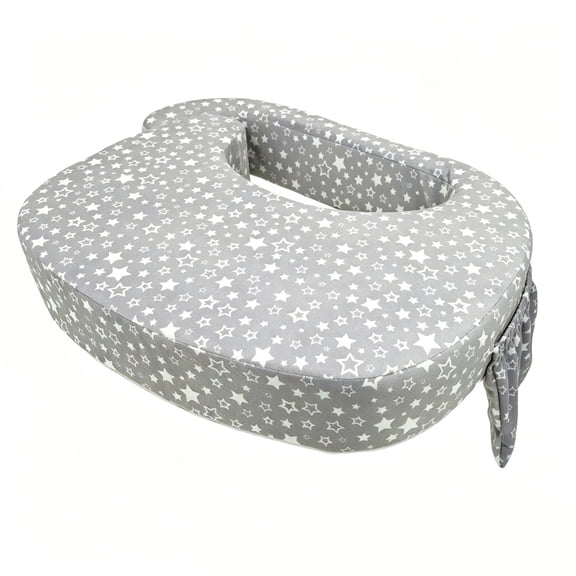 GOLDCOLIN Ergonomically designed nursing pillowan essential support pillow for mothers and babies, featuring a convenient side pocket and a removable, washable cover
