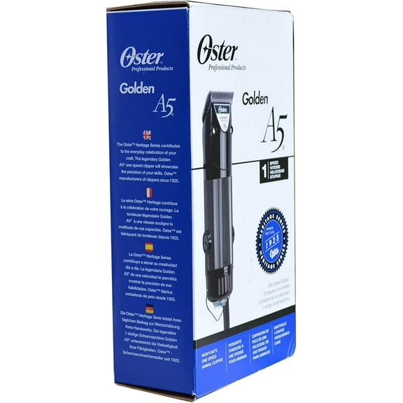 GOLDEN A5 Professional 220v Clipper Single Speed 133905 Cryogen 78005-010 (NOT FOR USA)