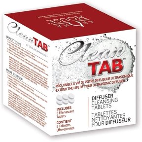 GOLDEN- Aromatherapy Diffuser Clean Tabs - Cleansing Tablets Designed to Revitalize Your Ultrasonic Diffuser, 6 Count