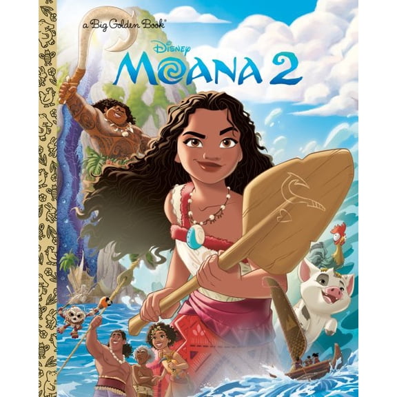 Pre-Owned Disney Moana 2 Big Golden Book Paperback