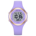 thumbnail image 1 of GOLDEN HOUR Waterproof Sport Women's Digital Chronograph Silicone Strap Watch, 1 of 11