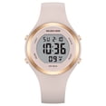thumbnail image 1 of GOLDEN HOUR Waterproof Sport Women's Digital Chronograph Silicone Strap Watch, 1 of 10