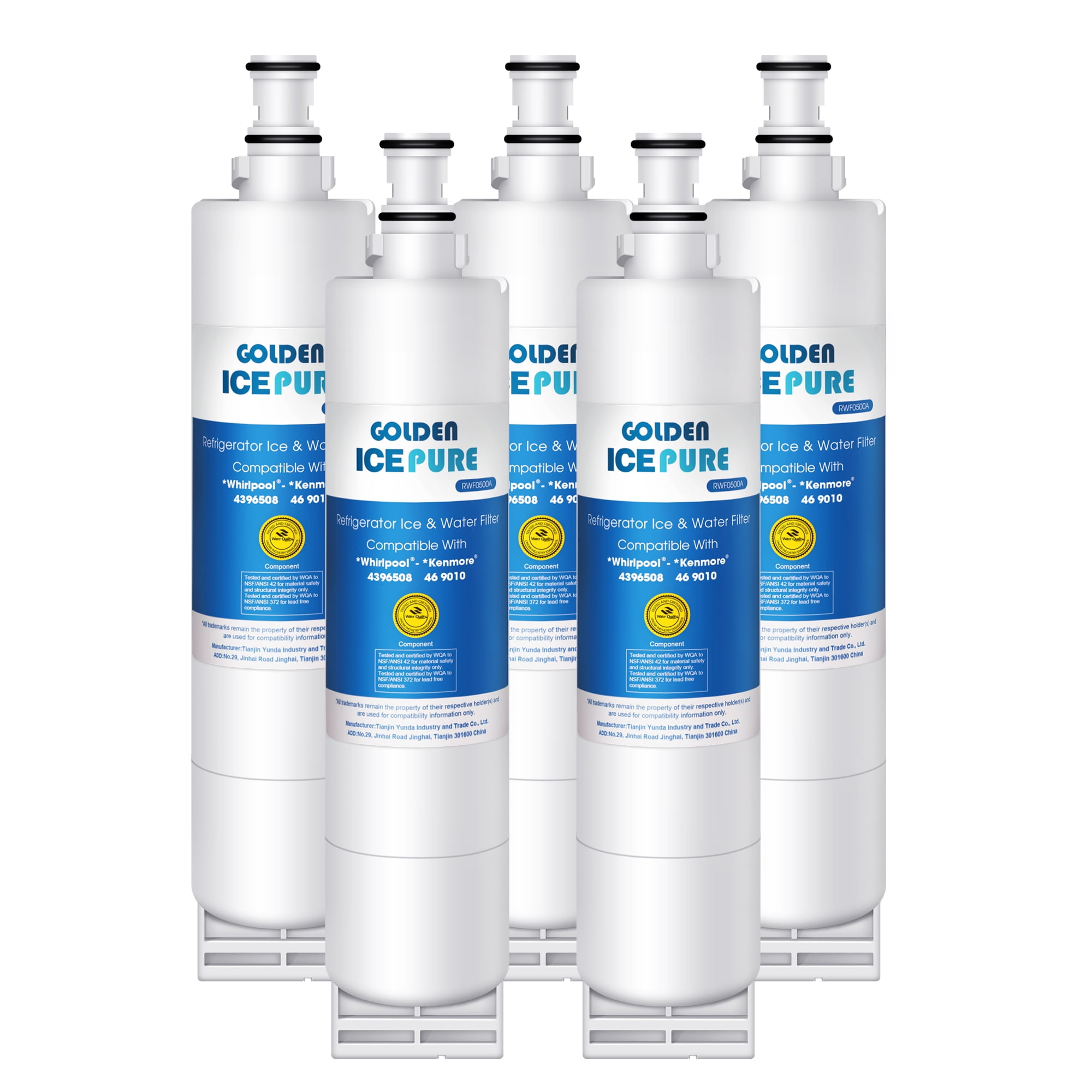 Kenmore Elite 9980 LT1000PC Refrigerator Water Filter Replacement for  MDJ64844601, ADQ74793501 LT1000PC ADQ74793502, Kenmore 46-9980, LFXS26973D  Ice and Water 3 Pack 