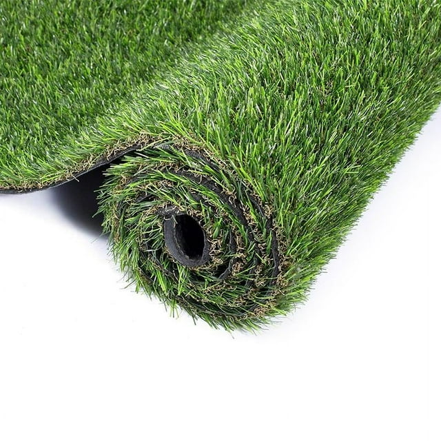 GOLDEN MOON Artificial Grass 1" 6ft x 8ft Green Landscape Turf