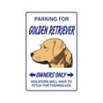 thumbnail image 1 of GOLDEN RETRIEVER Aluminum Sign dog pet Aluminum Signs pet lover veterinarian vet tech | Indoor/Outdoor | 24" Tall, 1 of 4