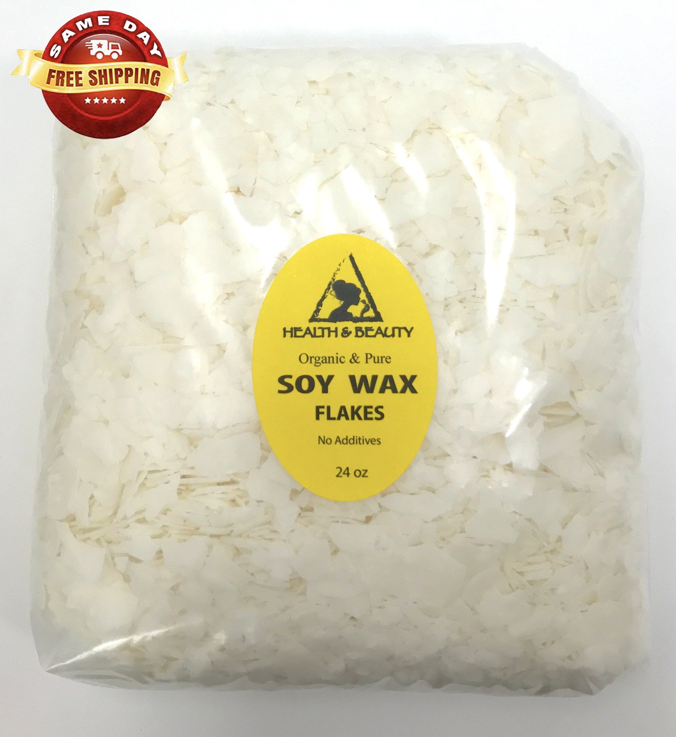 GOLDEN SOY AKOSOY WAX FLAKES ORGANIC VEGAN PASTILLES FOR CANDLE MAKING  NATURAL 100% PURE 24 OZ
