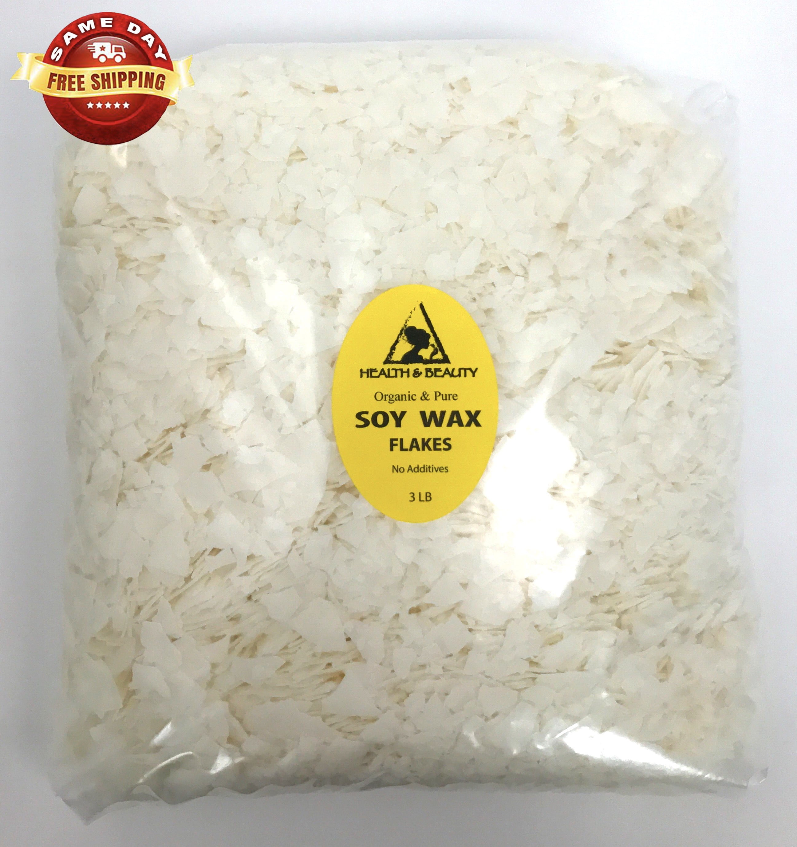 TRINIDa Soy Wax Flakes, Premium Natural Candle Wax 5LB, 100% Soy Wax for  Candle Making from Organic Farm, No Additives, Harmless and Pure