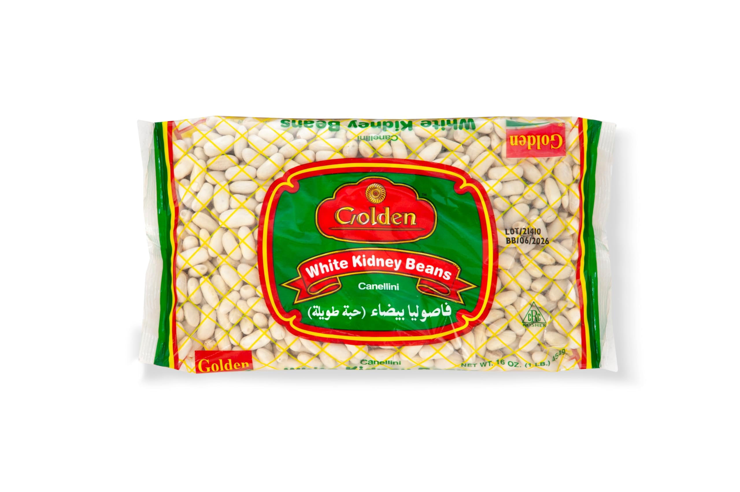 Golden White Kidney Beans - Cannellini Beans for Cooking, Soups, Salads