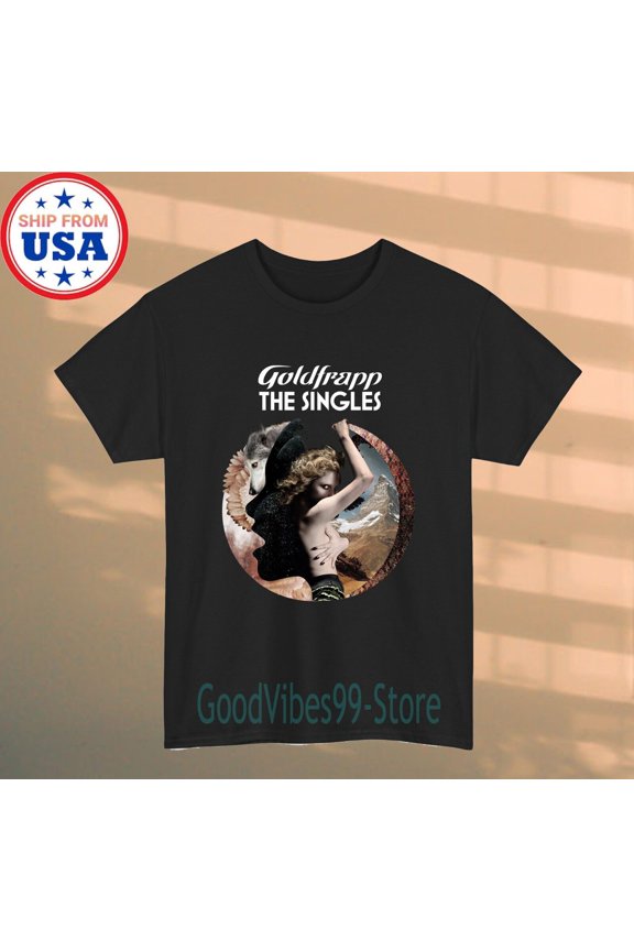GOLDFRAPP The Singles Men's Black T-shirt Size S-5XL