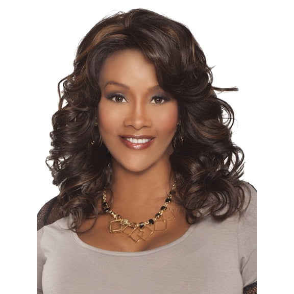 Vivica Fox Goldie Lace Front Wig, 2 Darkest Brown