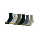 GOLDTOE Edition Mens Hiker Cushion Crew Socks, 6-Pack