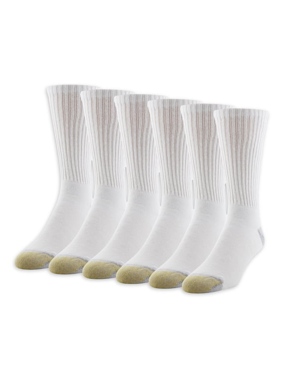 Edition Men's Classic Sport Cushion Crew Socks, 6-Pack
