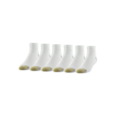 GOLDTOE Edition Men's Classic Sport Cushion Quarter Socks, 6-Pack