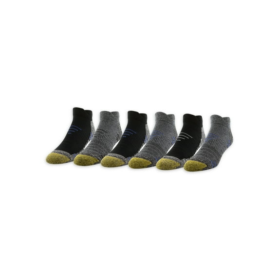 GOLDTOE Edition Men's ProSport Cushion Max Double Tab Socks, 6-Pack