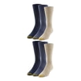 thumbnail image 1 of GOLDTOE Edition Men's Ribbed Dress Crew Socks, 6-Pack, 1 of 4