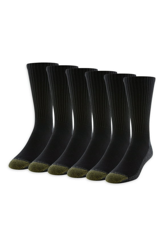 Edition Men's Utility Cushion Crew Socks, 6-Pack